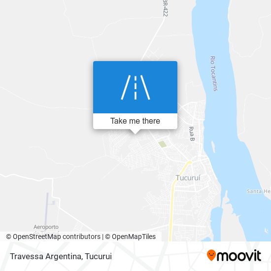 Mapa Travessa Argentina