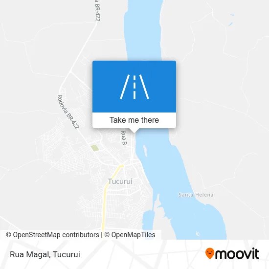 Rua Magal map