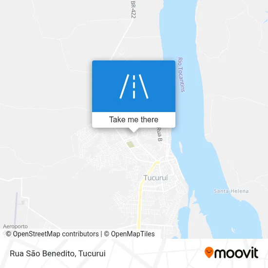 Rua São Benedito map