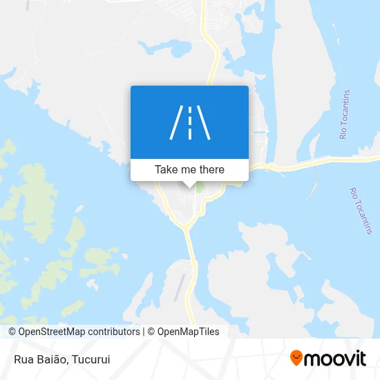 Rua Baião map