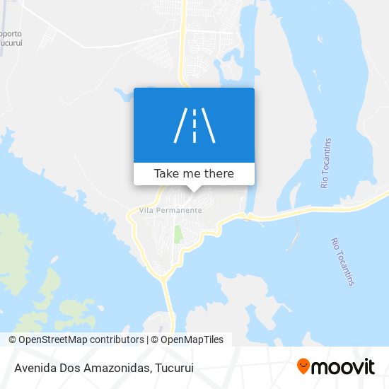 Mapa Avenida Dos Amazonidas