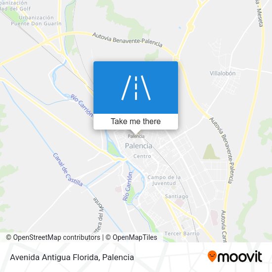 Avenida Antigua Florida map