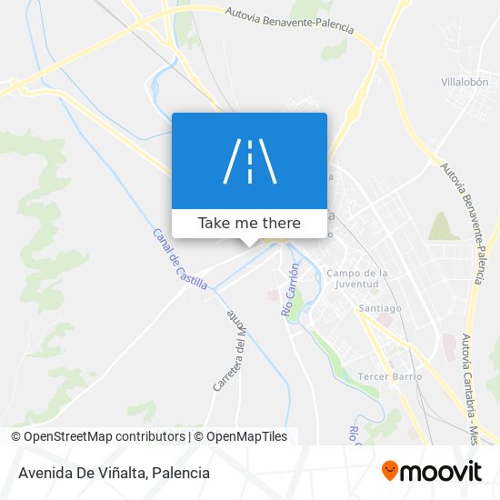 mapa Avenida De Viñalta