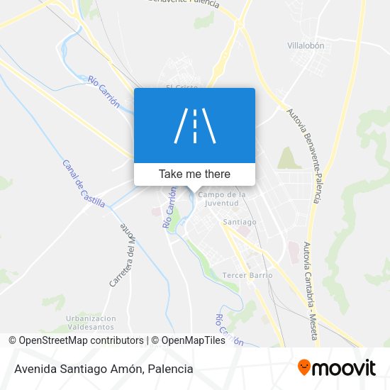 Avenida Santiago Amón map