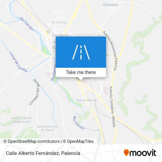 Calle Alberto Fernández map
