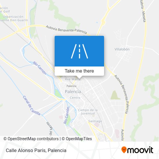 Calle Alonso París map