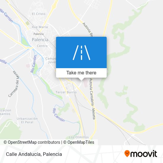 Calle Andalucía map