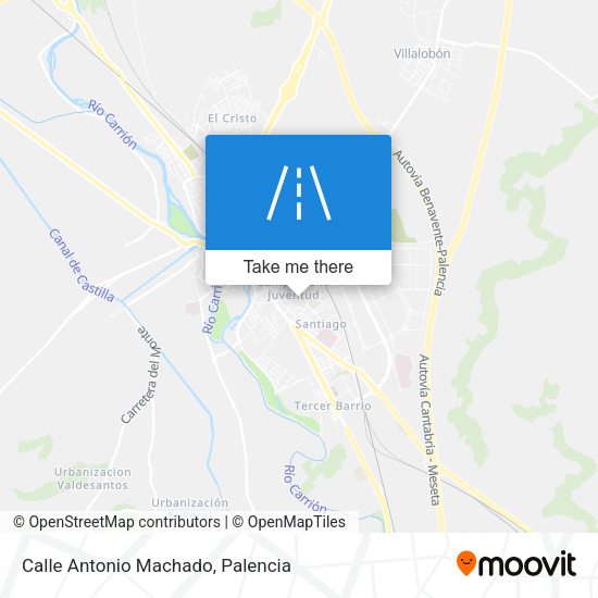 Calle Antonio Machado map