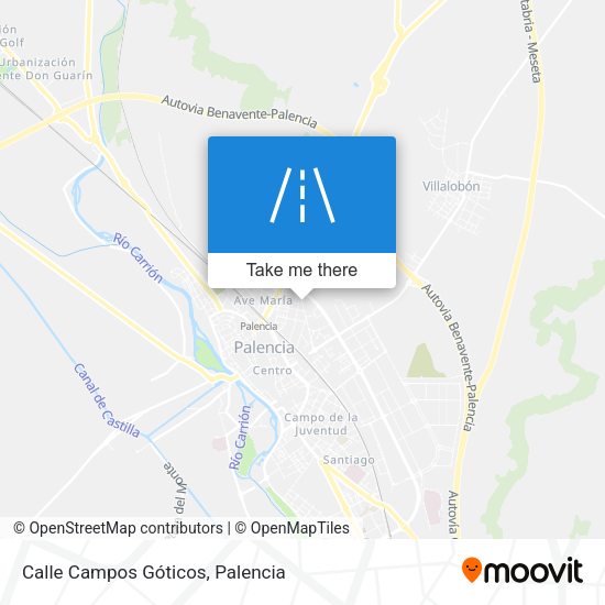 Calle Campos Góticos map