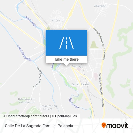 Calle De La Sagrada Familia map