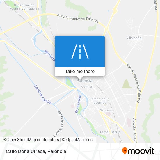 Calle Doña Urraca map