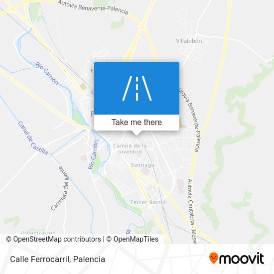 Calle Ferrocarril map