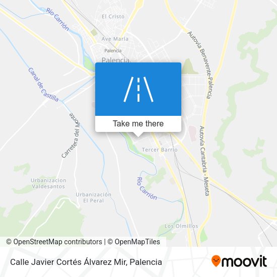 Calle Javier Cortés Álvarez Mir map