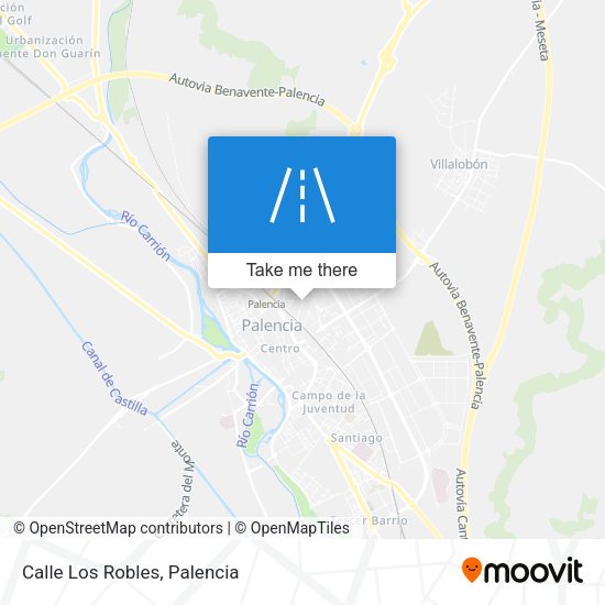 Calle Los Robles map