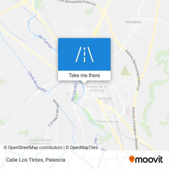 Calle Los Tintes map