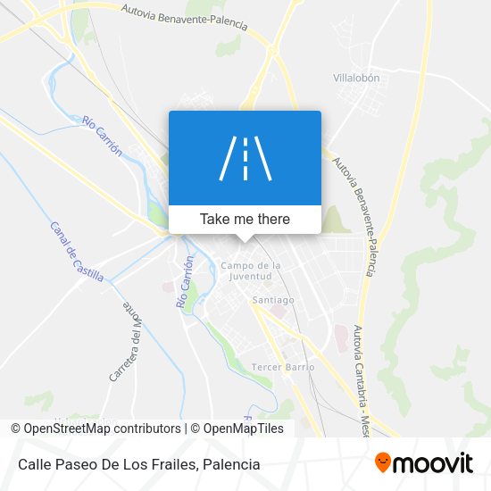 Calle Paseo De Los Frailes map