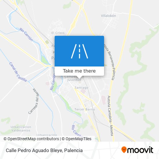 mapa Calle Pedro Aguado Bleye