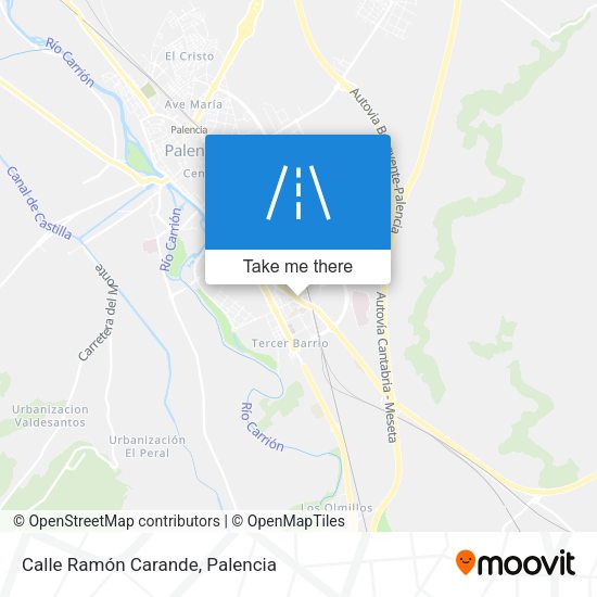 Calle Ramón Carande map