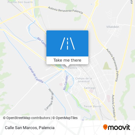 Calle San Marcos map