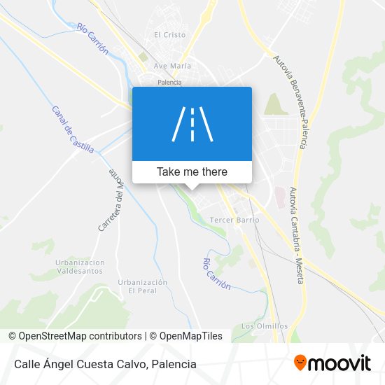 Calle Ángel Cuesta Calvo map