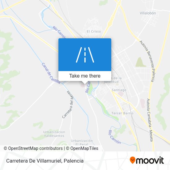 Carretera De Villamuriel map