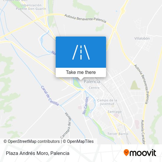 Plaza Andrés Moro map