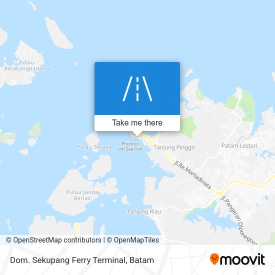 Dom. Sekupang Ferry Terminal map