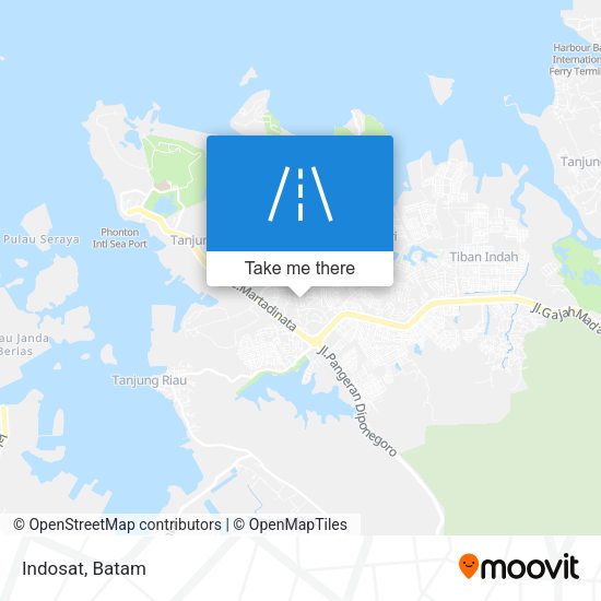 Indosat map