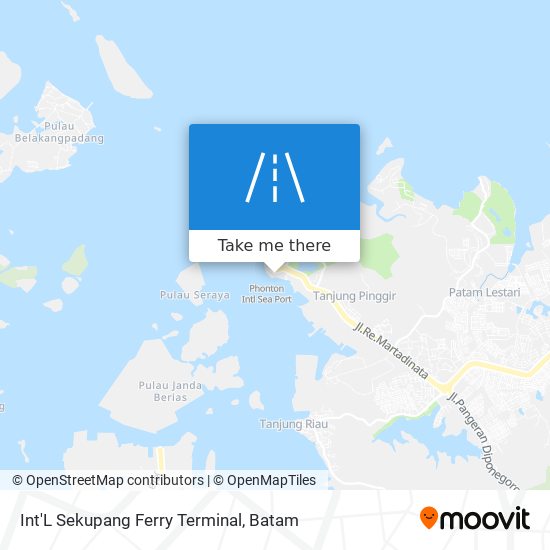 Int'L Sekupang Ferry Terminal map