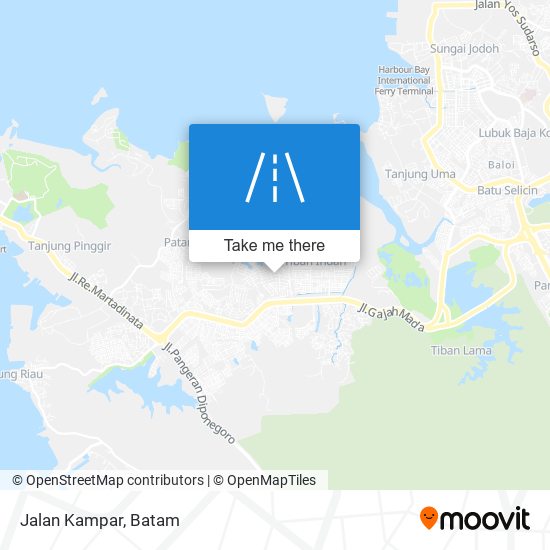 Jalan Kampar map