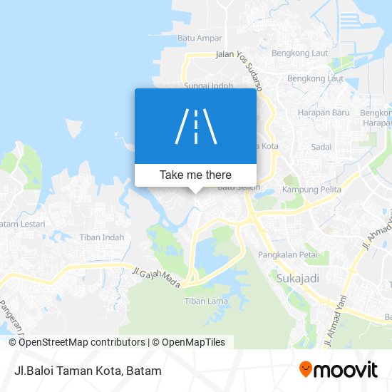 Jl.Baloi Taman Kota map