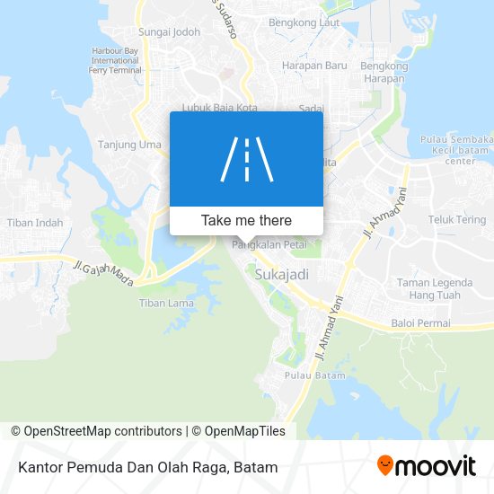 Kantor Pemuda Dan Olah Raga map