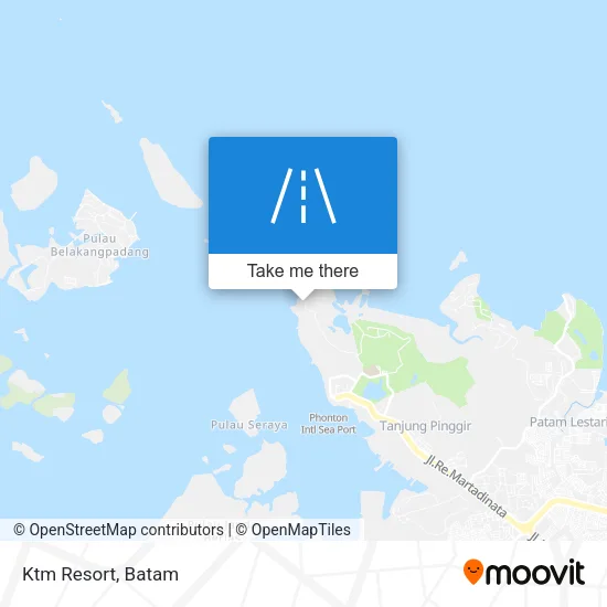 Ktm Resort map