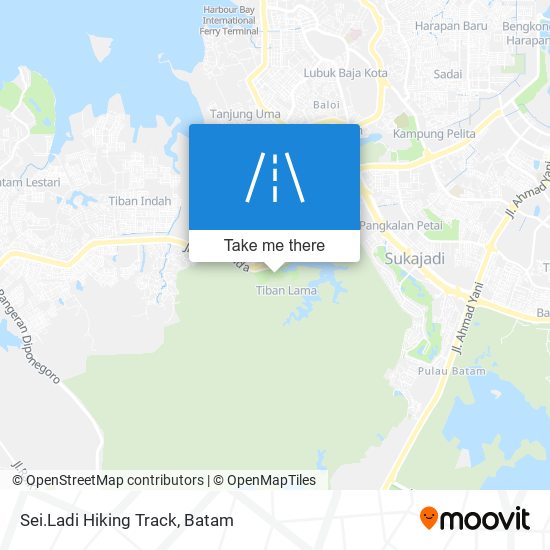 Sei.Ladi Hiking Track map