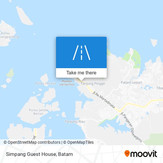 Simpang Guest House map