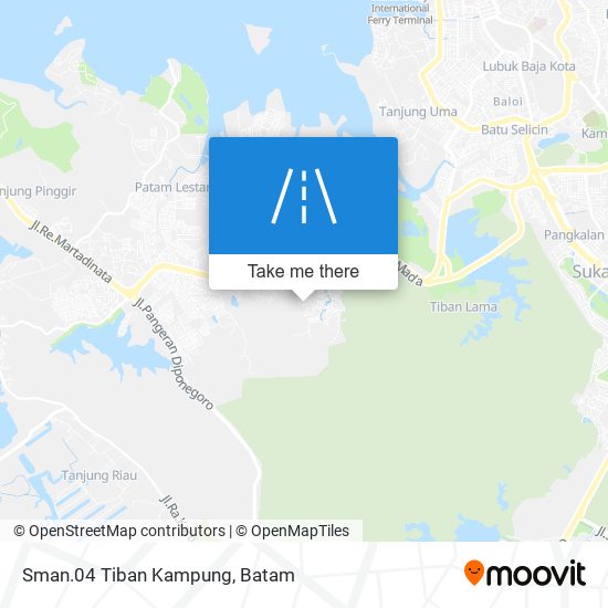 Sman.04 Tiban Kampung map