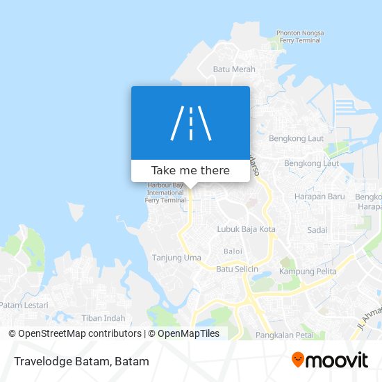 Travelodge Batam map