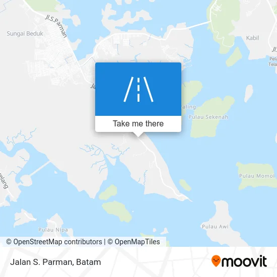 Jalan S. Parman map