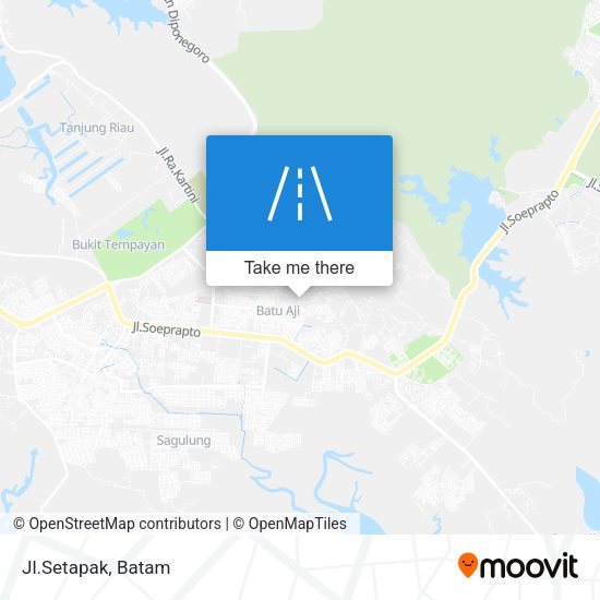 Jl.Setapak map