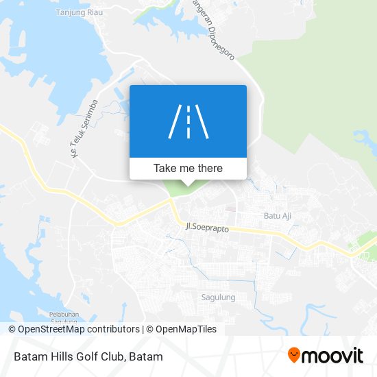 Batam Hills Golf Club map