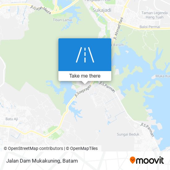 Jalan Dam Mukakuning map