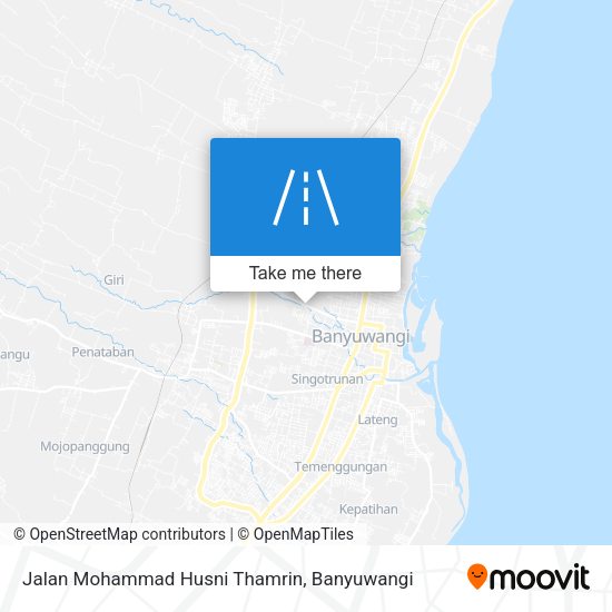Jalan Mohammad Husni Thamrin map