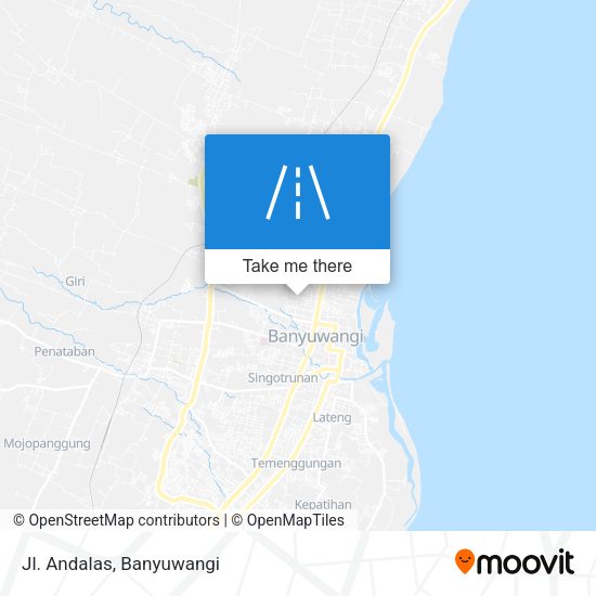 Jl. Andalas map