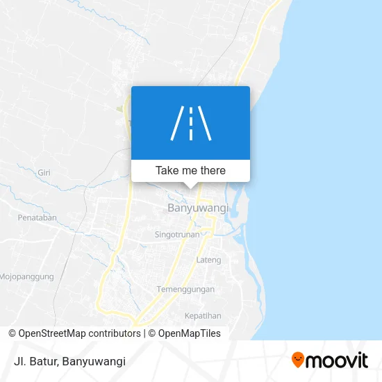 Jl. Batur map