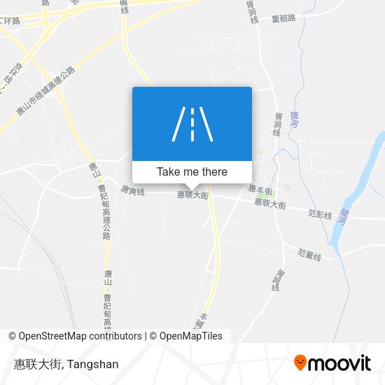惠联大街 map