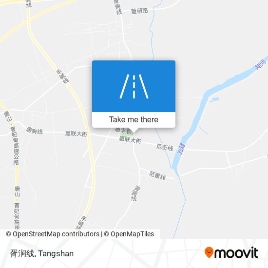 胥涧线 map