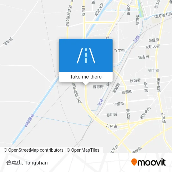 普惠街 map