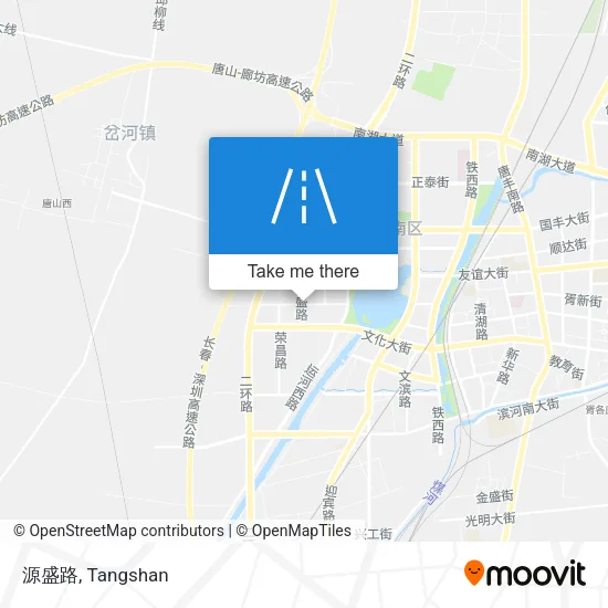 源盛路 map