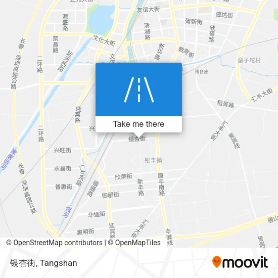 银杏街 map