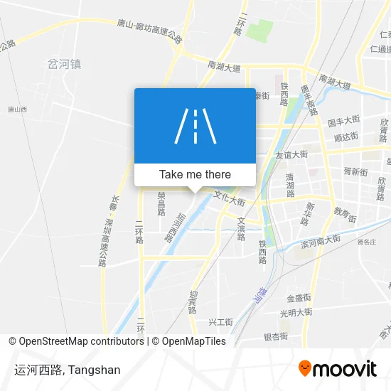 运河西路 map